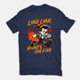 Liar Pants On Fire-Womens-Fitted-Tee-Studio Mootant