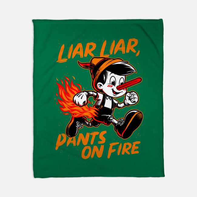 Liar Pants On Fire-None-Fleece-Blanket-Studio Mootant