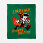 Liar Pants On Fire-None-Fleece-Blanket-Studio Mootant