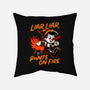 Liar Pants On Fire-None-Removable Cover w Insert-Throw Pillow-Studio Mootant