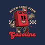 Gasoline Vintage Mascot-Womens-Fitted-Tee-Studio Mootant