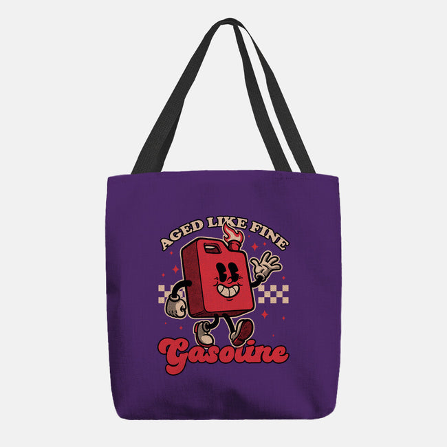 Gasoline Vintage Mascot-None-Basic Tote-Bag-Studio Mootant