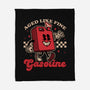 Gasoline Vintage Mascot-None-Fleece-Blanket-Studio Mootant