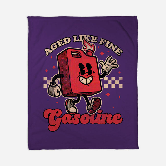 Gasoline Vintage Mascot-None-Fleece-Blanket-Studio Mootant