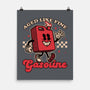 Gasoline Vintage Mascot-None-Matte-Poster-Studio Mootant