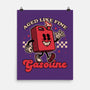 Gasoline Vintage Mascot-None-Matte-Poster-Studio Mootant