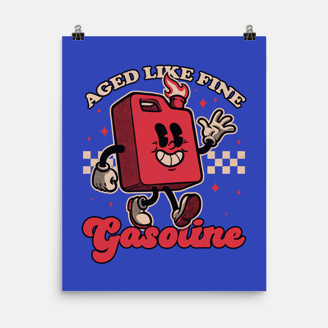 Gasoline Vintage Mascot-None-Matte-Poster-Studio Mootant