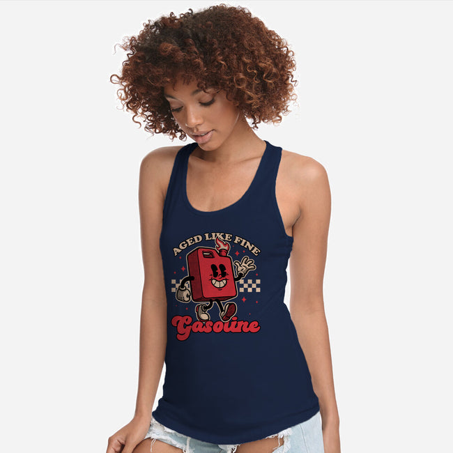 Gasoline Vintage Mascot-Womens-Racerback-Tank-Studio Mootant