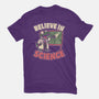 Dino Believe In Science-Mens-Basic-Tee-Studio Mootant