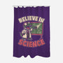 Dino Believe In Science-None-Polyester-Shower Curtain-Studio Mootant