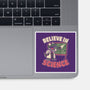 Dino Believe In Science-None-Glossy-Sticker-Studio Mootant