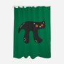 Black Pi-nther-None-Polyester-Shower Curtain-Wenceslao A Romero