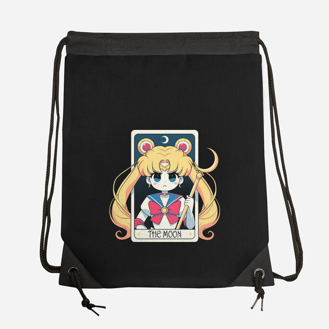 The Moon Card-None-Drawstring-Bag-Eoli Studio