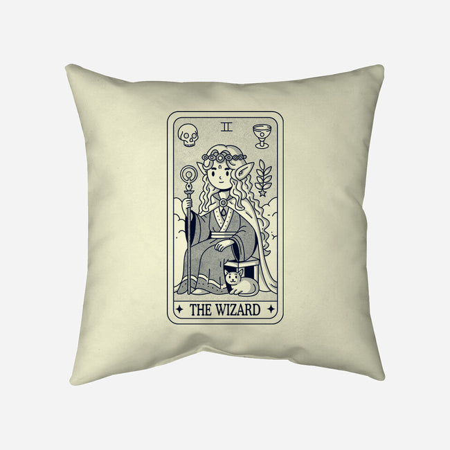 The Wizard-None-Removable Cover w Insert-Throw Pillow-Eoli Studio