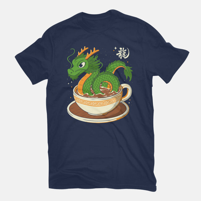 Coffee Dragon-Womens-Basic-Tee-Eoli Studio