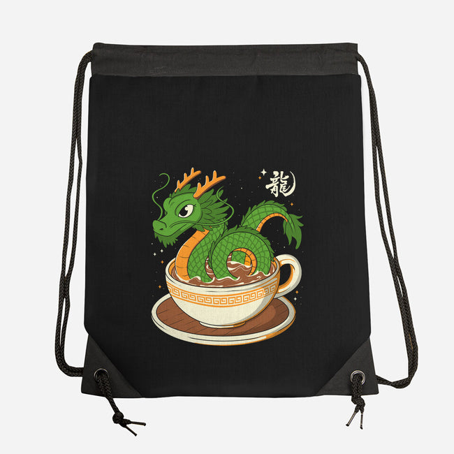 Coffee Dragon-None-Drawstring-Bag-Eoli Studio