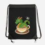 Coffee Dragon-None-Drawstring-Bag-Eoli Studio