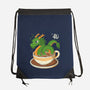 Coffee Dragon-None-Drawstring-Bag-Eoli Studio