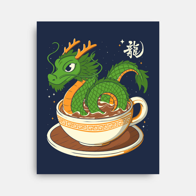 Coffee Dragon-None-Stretched-Canvas-Eoli Studio