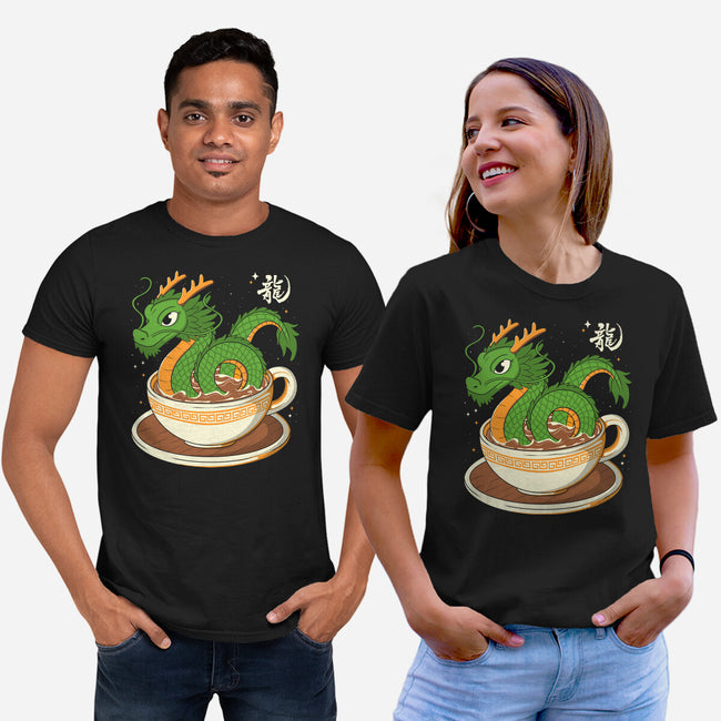 Coffee Dragon-Unisex-Basic-Tee-Eoli Studio