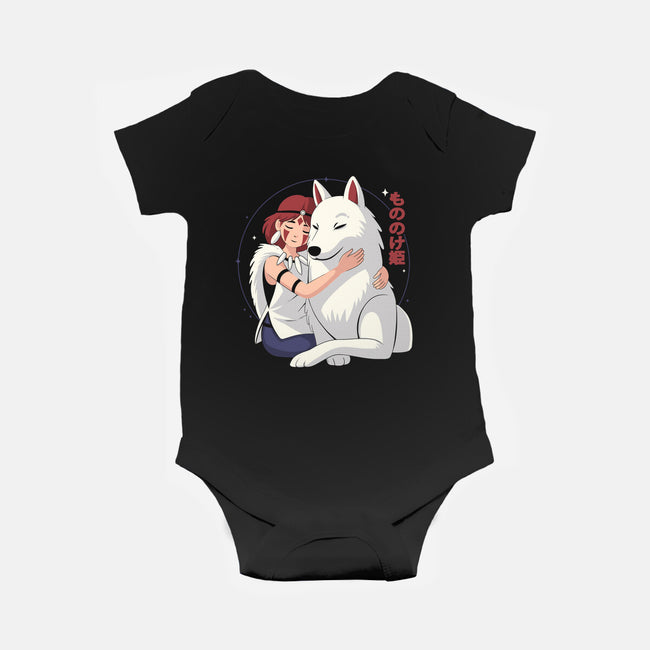 Princess Of The Wolves-Baby-Basic-Onesie-Eoli Studio