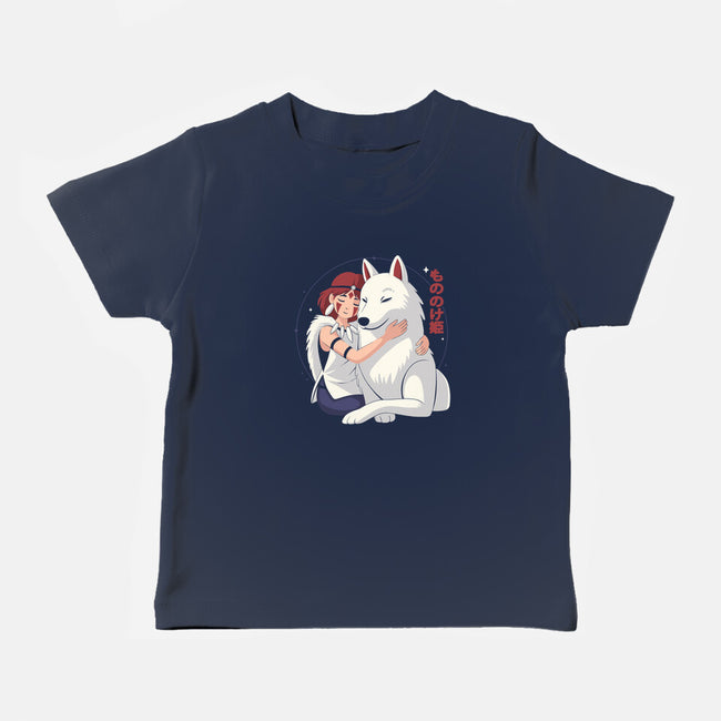 Princess Of The Wolves-Baby-Basic-Tee-Eoli Studio