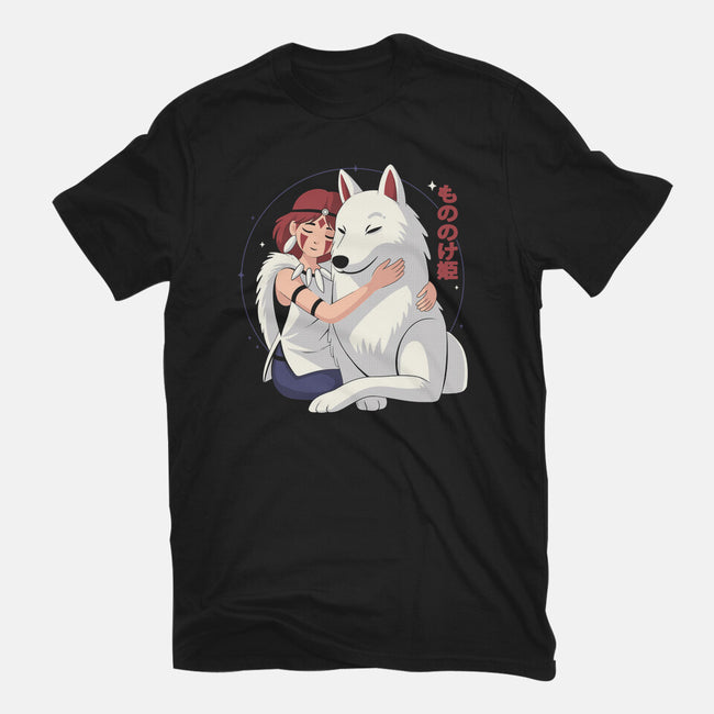 Princess Of The Wolves-Unisex-Basic-Tee-Eoli Studio