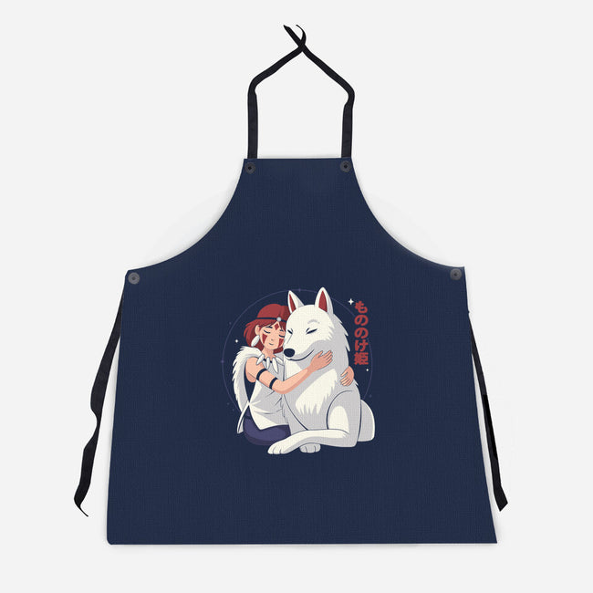 Princess Of The Wolves-Unisex-Kitchen-Apron-Eoli Studio