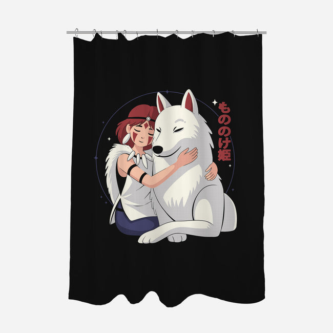 Princess Of The Wolves-None-Polyester-Shower Curtain-Eoli Studio