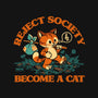 Reject Humanity Become A Cat-None-Drawstring-Bag-worlddominationforcats