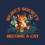 Reject Humanity Become A Cat-None-Drawstring-Bag-worlddominationforcats
