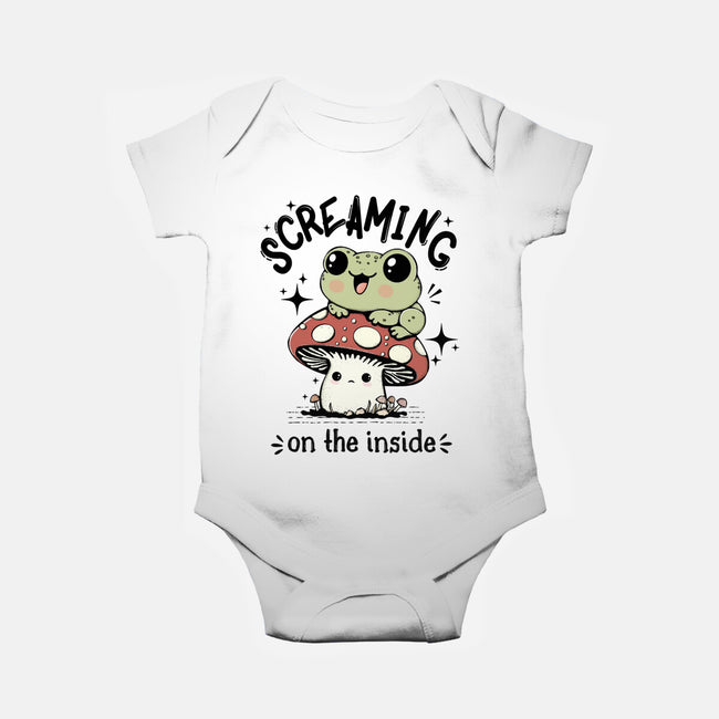 Screaming On The Inside-Baby-Basic-Onesie-Trendlory