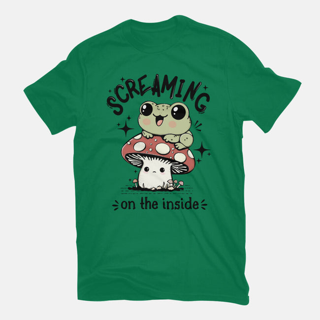 Screaming On The Inside-Womens-Basic-Tee-Trendlory