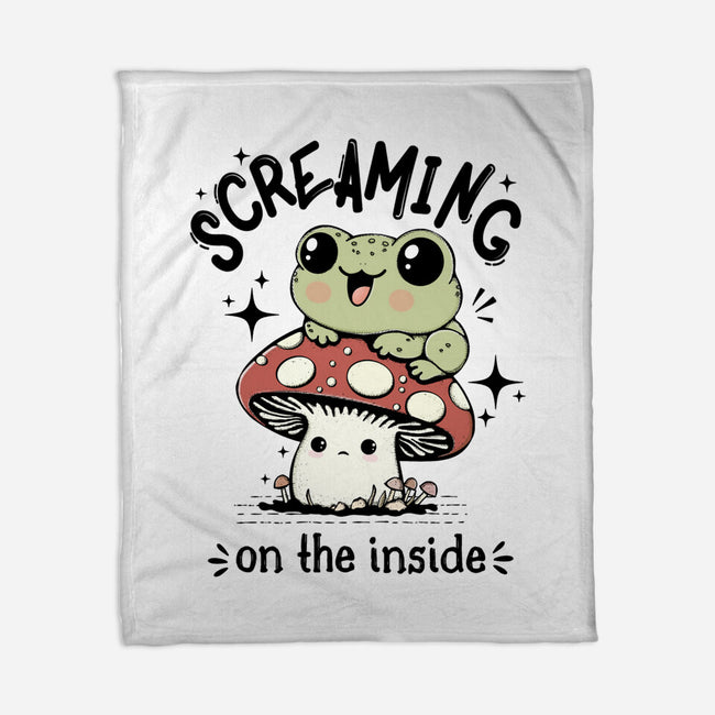 Screaming On The Inside-None-Fleece-Blanket-Trendlory