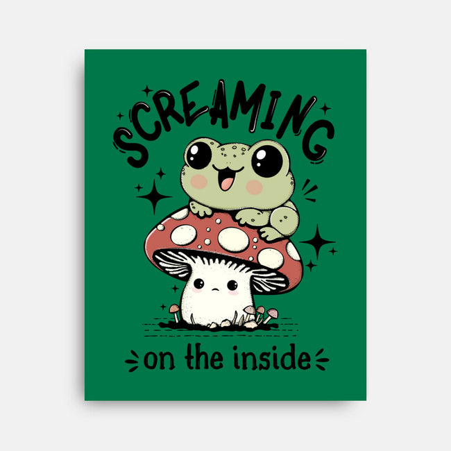 Screaming On The Inside-None-Stretched-Canvas-Trendlory