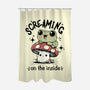 Screaming On The Inside-None-Polyester-Shower Curtain-Trendlory