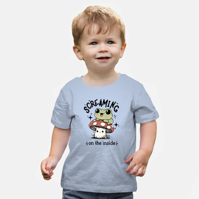 Screaming On The Inside-Baby-Basic-Tee-Trendlory