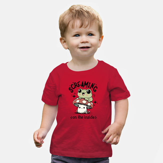 Screaming On The Inside-Baby-Basic-Tee-Trendlory