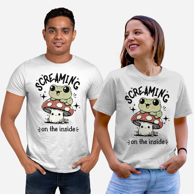 Screaming On The Inside-Unisex-Basic-Tee-Trendlory