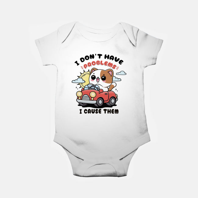 I Cause The Problems-Baby-Basic-Onesie-Trendlory