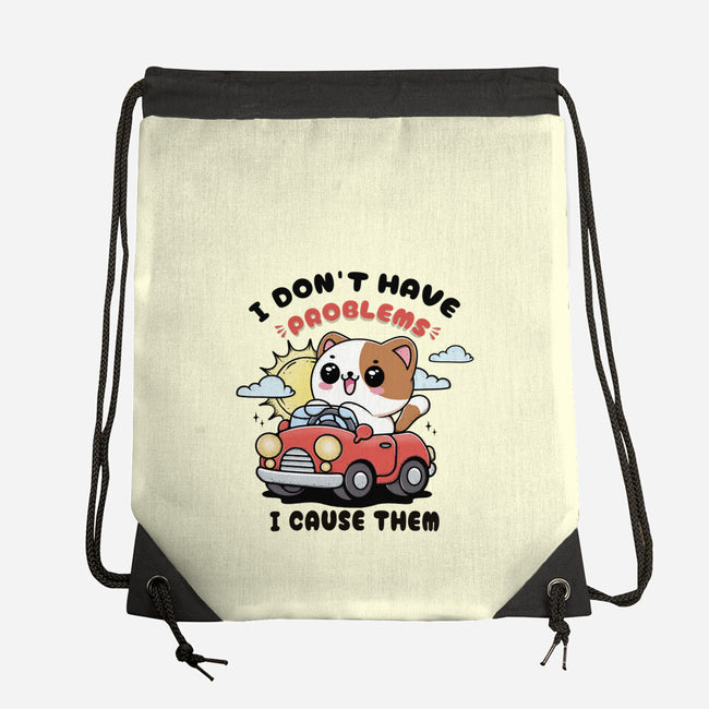 I Cause The Problems-None-Drawstring-Bag-Trendlory