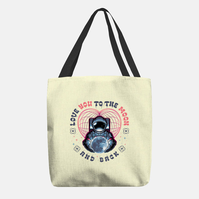 Love You To The Moon And Back-None-Basic Tote-Bag-Angoes25