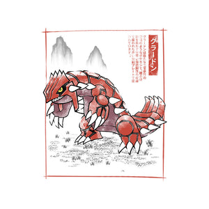 Groudon Sumi-E