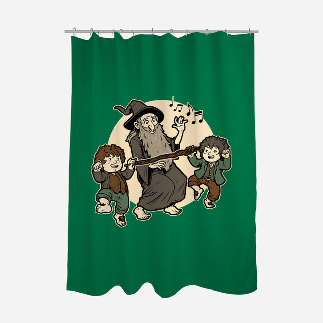 Medieval Wizard Dance-None-Polyester-Shower Curtain-Studio Mootant