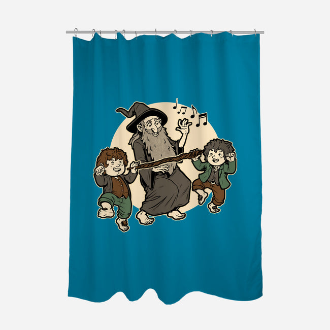 Medieval Wizard Dance-None-Polyester-Shower Curtain-Studio Mootant