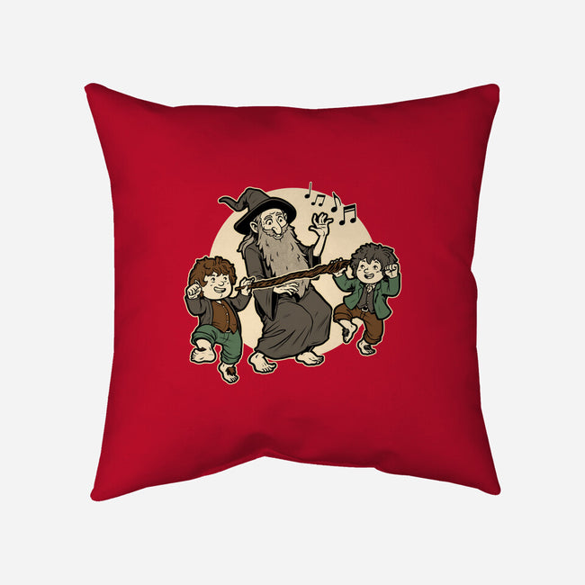 Medieval Wizard Dance-None-Removable Cover w Insert-Throw Pillow-Studio Mootant