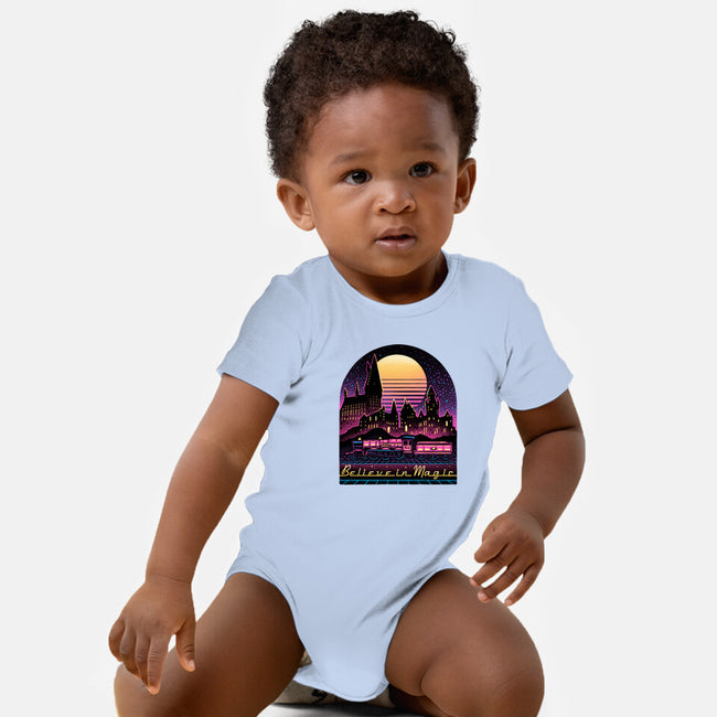 Believe In The Magic-Baby-Basic-Onesie-glitchygorilla