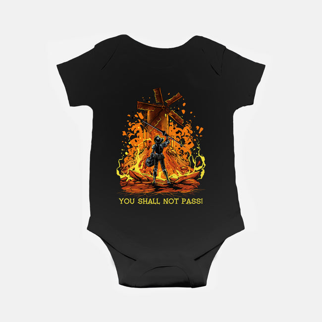 Defender Of La Mancha Remix-Baby-Basic-Onesie-zascanauta