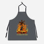 Defender Of La Mancha Remix-Unisex-Kitchen-Apron-zascanauta