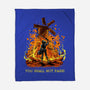 Defender Of La Mancha Remix-None-Fleece-Blanket-zascanauta